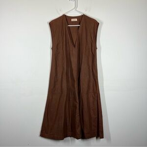 FLAW Revisited Matters Brown Dress One Size OS